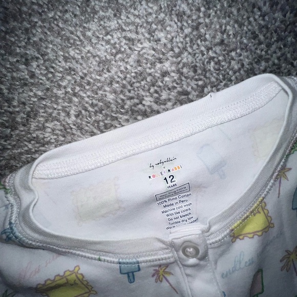 ROLLER RABBIT PAJAMA TOPS SET OF 2 size 12 - Picture 9 of 9